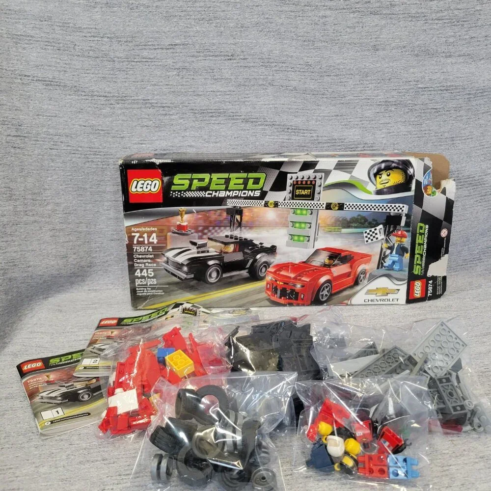 Lego Speed Champions Chevrolet Camaro Drag Race 75874